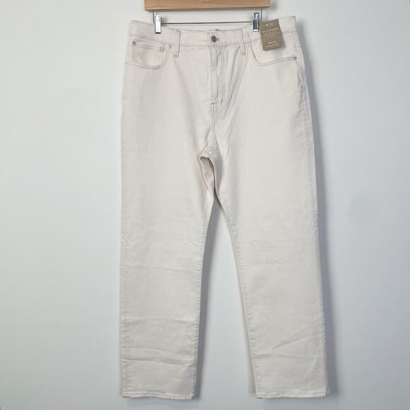 Madewell The '90s Straight Jean Vintage Canvas Size 33 NM515 Stretch High Rise - Picture 2 of 13